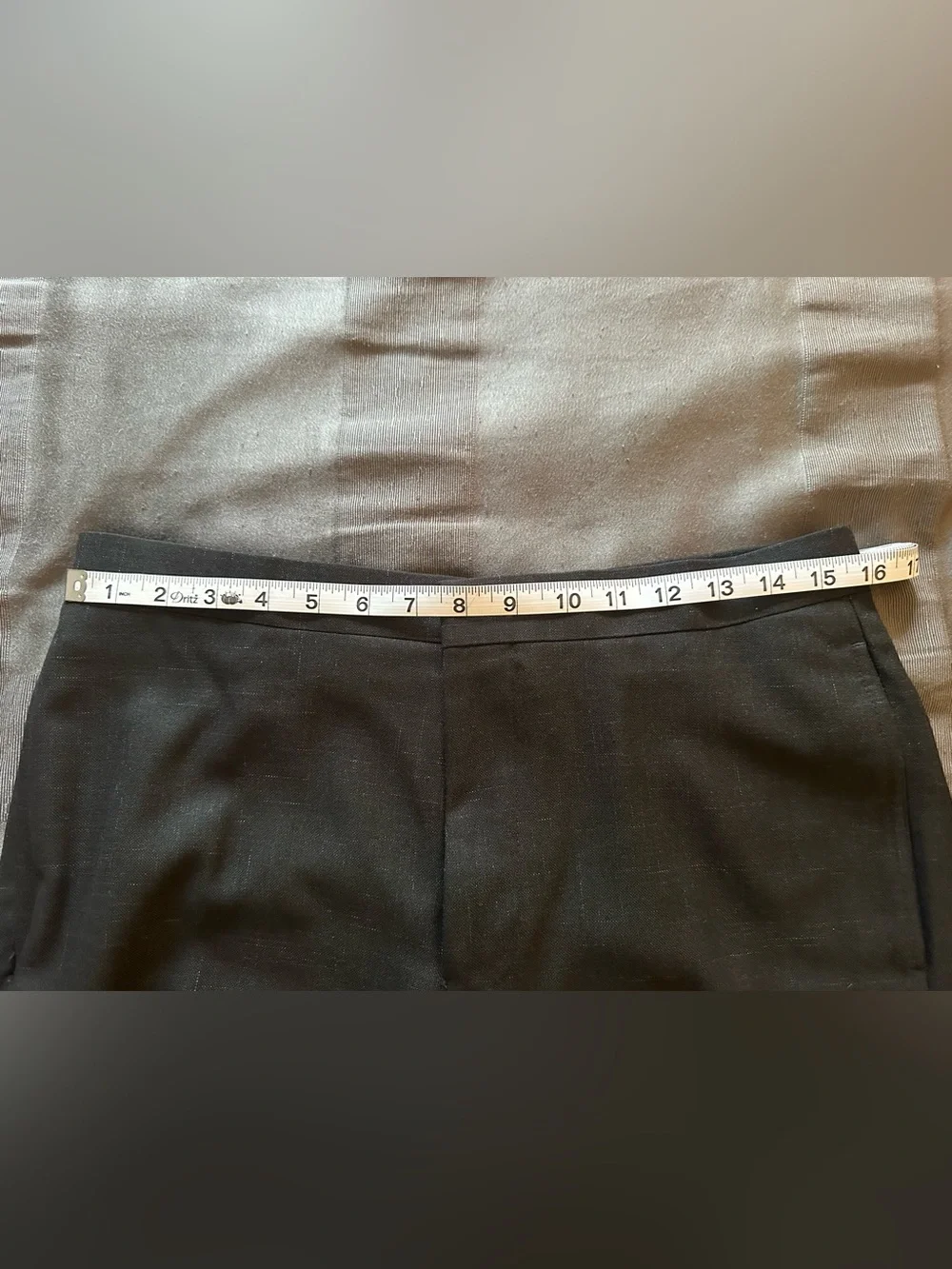 Calvin Klein 38R - 32W Black Patterned Shawl Collar Tuxedo